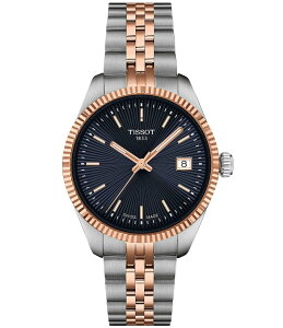 �e�B�\�b�g ���f�B�[�X �A�N�Z�T���[ �r���v T�V���c Tissot Women's Ballade Quartz Analog Two Tone Stainless Steel Bracelet Watch Two Tone/Blue Dial �u���[