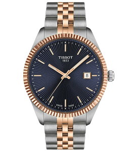 eB\bg fB[X ANZT[ rv TVc Tissot Men's Ballade Quartz Analog Two Tone Stainless Steel Bracelet Watch Two Tone/Blue Dial u[