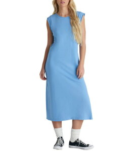 n[[ fB[X gbvX s[X Lbv jbg W[W[ Hurley California Cap Sleeve Loose Knit Jersey Long Dress Provence