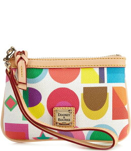 �h�[�l�C�A���h�o�[�N ���f�B�[�X �A�N�Z�T���[ ���z Dooney & Bourke Art Deco Medium Wristlet White �z���C�g
