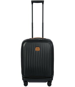 ubNX fB[X obO X[cP[X Bric's Taormina 21 Expandable Spinner with Pocket Carry-on Suitcase Black ubN