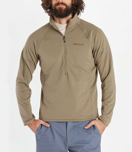 }[bg Y AE^[ WPbgEu] t[X WPbg Marmot Leconte Fleece 1/2 Zip Jacket Vetiver