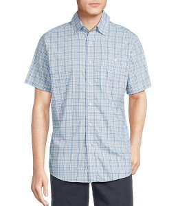 �_�j�G�� �N���~�� �����Y �g�b�v�X �V���c Cremieux Blue Label Performance Stretch Plaid Short Sleeve Woven Shirt White �z���C�g