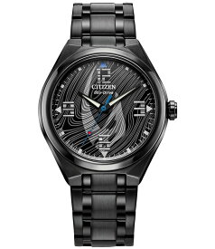 【送料無料】 シチズン レディース 腕時計 アクセサリー Men's Star Wars Collection Mandalorian Three Hand Black Stainless Steel Bracelet Watch Black