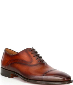 yz }Oi[j Y hXV[Y V[Y Men's Vista Leather Cap-Toe Dress Oxfords Cognac