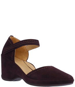 �����[���h�s�[�h ���f�B�[�X �V���[�Y �q�[�� �X�G�[�h �A���N�� L'Amour Des Pieds Orva Suede Ankle Strap Pumps Chocolate Suede �`���R���[�g
