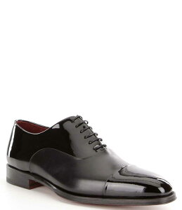 }Oi[j Y V[Y hXV[Y IbNXtH[h Lbv Magnanni Men's Cesar Cap Toe Oxfords Black ubN