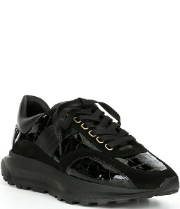 yz J[gWFCK[h Y hXV[Y V[Y Men's Gaspar Retro Crocodile Sneakers Black