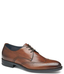 yz WXgAh}[tB[ Y hXV[Y V[Y Collection Men's Flynch Leather Wingtip Lace Up Oxfords Tan