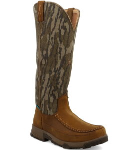 cCXebhGbNX Y V[Y u[cECu[c Twisted X Men's Waterproof Pull-On Mossy OakR Snake Boots Mossy Oak Bottomland Camo Brown uE