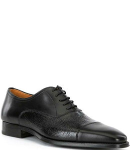 }Oi[j Y V[Y hXV[Y IbNXtH[h Lbv U[ Magnanni Men's Toro Cap Toe Leather Oxfords Black ubN