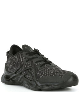 �G�R�[ �����Y �V���[�Y �X�j�[�J�[ �j�b�g ECCO Men's BIOMR Infinite Textile Knit Sneakers Black/Black �u���b�N
