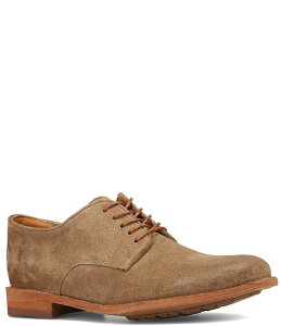 �t���C �����Y �V���[�Y �h���X�V���[�Y �I�b�N�X�t�H�[�h �X�G�[�h Frye Men's Tyler Flex Suede Oxfords Mushroom