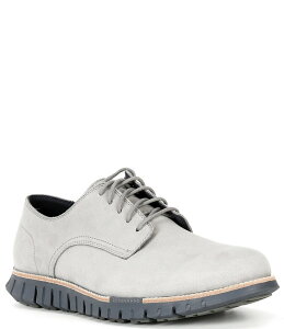 yz R[n[ Y hXV[Y V[Y Men's ZEROGRAND Remastered Nubuck Plain Toe Oxfords Sea Stone/Lava Smoke/Big Dipper