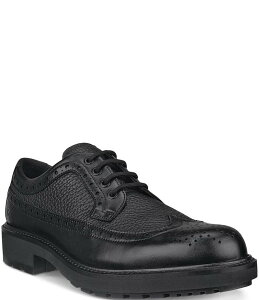 yz GR[ Y hXV[Y V[Y Men's Metropole Oslo Leather Brogue Wingtip Oxfords Black/Black