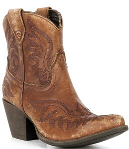 yz AAg fB[X u[cECu[c V[Y Chandler Leather Western Booties Brown