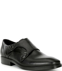 GR[ Y V[Y Xb|E[t@[ NXgbv N IbNXtH[h _[r[ U[ ECCO Men's Metropole Milan Double Monk Strap Leather Derby Oxfords Black ubN