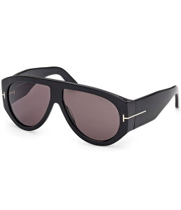 yz gEtH[h fB[X TOXEACEFA ANZT[ Unisex Bronson 60mm Shield Sunglasses Shiny Black/Smoke