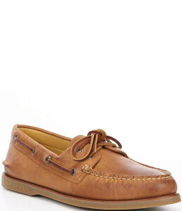Xy[ Y V[Y Xb|E[t@[  U[ Tan Sperry Men's Gold Water Resistant Leather Boat Shoes
