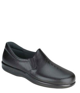 TX fB[X V[Y Xb|E[t@[ U[ Black SAS Viva Leather Slip-On Loafers