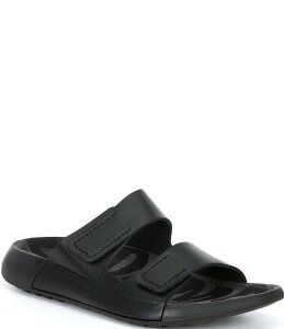 �G�R�[ ���f�B�[�X �V���[�Y �p���v�X ECCO Women's Cozmo 2.0 2 Band Slides Black �u���b�N