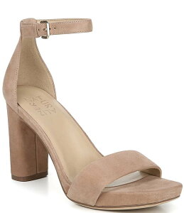 �i�`�����C�U�[ ���f�B�[�X �V���[�Y �T���_�� �X�G�[�h �A���N�� Naturalizer Joy Ankle Strap Suede Square Toe Ankle Strap Dress Sandals Gingersnap