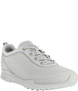 yz GR[ fB[X Xj[J[ V[Y Women's Golf Biom Hybrid BNY Leather Waterproof Golf Shoes White