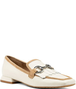 hihvl[ fB[X V[Y Xb|E[t@[ U[ [t@[ Donald Pliner Kilt Pebbled Leather Bit Buckle Loafers Cream N[