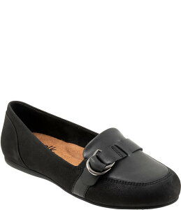 \tgEH[N fB[X V[Y pvX XG[h [t@[ SoftWalk Serra Nubuck Suede Loafers Black Nubuck ubN