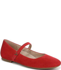 �o�C�I�j�b�N ���f�B�[�X �V���[�Y �p���v�X �X�G�[�h Vionic Alameda Suede Mary Jane Flats Red ���b�h