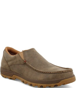 cCXebhGbNX Y V[Y Xb|E[t@[ Bomber Brown Twisted X Men's Driving Moc Slip Ons