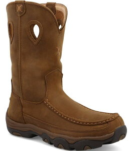 yz cCXebhGbNX Y u[cECu[c V[Y Men's Pull-On 11 Hiker Boots Distressed Saddle and Saddle
