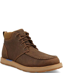 cCXebhGbNX Y V[Y u[cECu[c Twisted X Men's CellstretchR Wedge Sole Boots Brunette/Spice