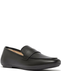 tBbgtbv fB[X V[Y pvX U[ FitFlop Delicato Soft Leather Loafers Black