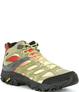 yz  Y u[cECu[c V[Y Men's Moab 3 Vista Mid Waterproof Mid Hikers Mosstone/Khaki