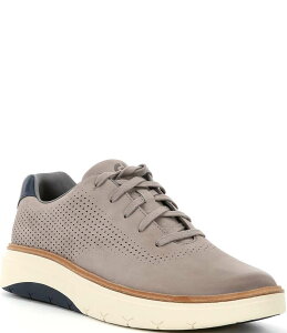 yz R[n[ Y hXV[Y V[Y Men's GrandPro FLOWERFOAM Laser Nubuck Lace Up Sneakers Ironstone/Navy Blazer/Silver Birch