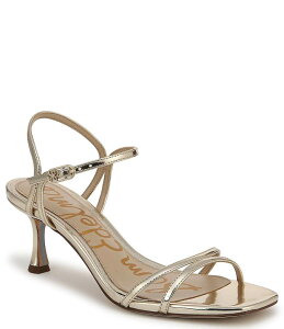 �T���G�f���}�� ���f�B�[�X �V���[�Y �T���_�� �g�[�� Sam Edelman Presley Metallic Strappy Dress Sandals Jute ���^���b�N