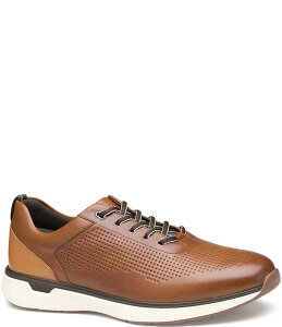 WXgAh}[tB[ Y V[Y hXV[Y Xj[J[ [X U[ Johnston & Murphy Men's XC4 Prentiss 2.0 Perforated Waterproof Leather U-Throat Lace Up Sneakers Tan ^