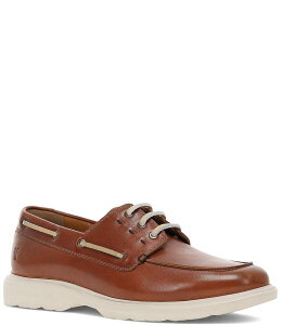 tC Y V[Y Xb|E[t@[ U[ Caramel Frye Men's Connor Leather Boat Shoes