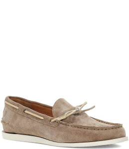 tC Y V[Y Xb|E[t@[ U[ Mushroom Frye Men's Mason Suede One Eye Tie Boat Shoes