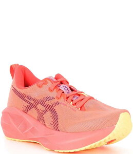 AVbNX fB[X V[Y Xj[J[ ASICS Women's Novablast 5 Running Shoes Flash Red/Edo Purple bh