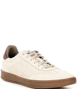 R[n[ Y V[Y hXV[Y U[ Light Sesame/Hickory/Medium Gum Cole Haan Men's GrandPro Breakway Suede Sneakers