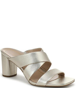 oCIjbN fB[X V[Y T_ g[ U[ Vionic Merlot Metallic Leather Banded Dress Slide Sandals Soft Gold S[h