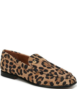 tRTg fB[X V[Y Xb|E[t@[ vg XG[h [t@[ Sarto by Franco Sarto Lainey Leopard Print Suede Loafers Brown Leopard uE