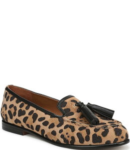 tRTg fB[X V[Y Xb|E[t@[ vg XG[h [t@[ Sarto by Franco Sarto Minerva2 Leopard Print Suede Tassel Loafers Tan Leopard ^