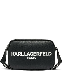 �J�[�� ���K�[�t�F���h ���f�B�[�X �o�b�O �V�����_�[�o�b�O KARL LAGERFELD PARIS Maybelle Crossbody Bag Black/Silver �u���b�N