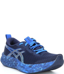 AVbNX Y V[Y Xj[J[ vg ASICS Men's NOOSA TRI 16 Printed Outsole Running Shoes Indigo Blue/Blue Coast CfBS