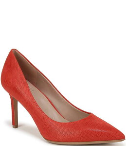 i`CU[ fB[X V[Y pvX XG[h Naturalizer Anna Glossy Embossed Suede Pumps Red bh