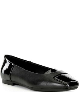�G�R�[ ���f�B�[�X �V���[�Y �p���v�X ���U�[ ECCO Women's Margot Origami Patent Leather Ballerina Flats Black �u���b�N