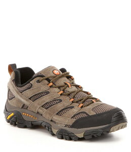 ������ �����Y �V���[�Y �X�j�[�J�[ ���b�V�� �X�G�[�h ���[�X Merrell Men's Moab Ventilator 2 Suede and Mesh Lace Up Hiking Sneakers Walnut